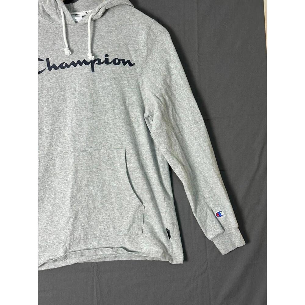 Champion Reverse Weave Style Gray Script Logo Hoo… - image 4